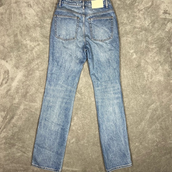 Revolve Jeans Womens 27 GRLFRND The Sara Super High Rise Slim Straight Denim - Picture 5 of 11